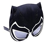 Sun-Staches Costume Sunglasses Black Panther Party Favors UV400