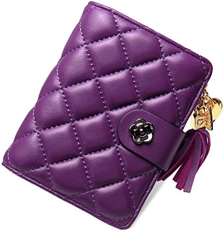 Women's Leather Wallet RFID Clutch Purse Designer Credit Card Holder Short-NAWO…