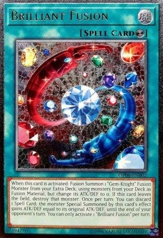 Yu-Gi-Oh! - Brilliant Fusion - OP06-EN002 - Ultimate Rare - Unlimited Edition