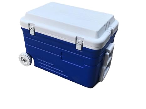 JXS Nevera de PU, para Camping, Picnic, con Termómetro y Ruedas y ...