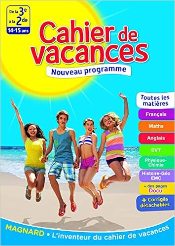 Amazon Fr Cahier De Vacances De La 3e A La 2nde 14 15 Ans Collectifs Livres