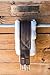 Intrepid International English Girth with Fleece - Breathable Lightweight Horse Girth for English Saddle, Double Elastic Easy Attachment, Brown with White Fleece
