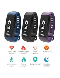 iStyle   M2 Smart correa Bluetooth Pulsera Presión Arterial  Sleep Monitor de oxígeno en sangre Heart Rate Monitor podómetro fitness Tracker para iOS Android Smart Phone