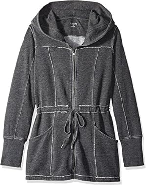 Performance Women's Distressed Fleece Hooded Walker Coat