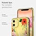CYRILL Cecile Designed for Apple iPhone 11 Case (2019) Clear | TPU | PC | Bumper | Slim |Plastic - Orange Floral