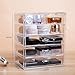 Cq acrylic Jewelry and Cosmetic Storage Drawers Display Makeup Organizer Boxes Case with 11 Drawers, 9.5