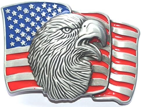 USA Flag EAGLE Belt Buckle (Brand New)
