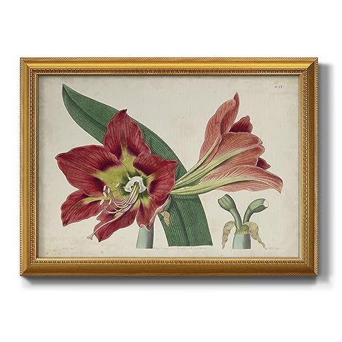 Renditions Gallery Floral Wall Art Red and Pink Flowers Painting Picture Modern…