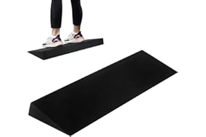 Squat Wedge Block, Long Foot & Calf Stretcher Foam Squat Wedge Block, Yoga Bolster Slant Board For Wrist And Lower Back Suppo