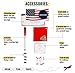 Scratch off Map of USA – Laminated Scratch US Map (Wall Poster) with Associations & Landmarks – Track your Travels – 18.5 x 26.77in – by OutFormal