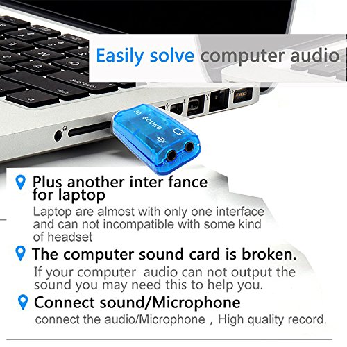 5-Pack-USB-20-to-3D-Audio-Sound-Card-Adapter-Virtual-51-Channel-Blue