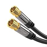 KabelDirekt Digital Coaxial Audio Video Cable (50 feet) Satellite Cable Connectors - Coax Male F Connector Pin - Coax Cables for Satellite Television - Pro Series