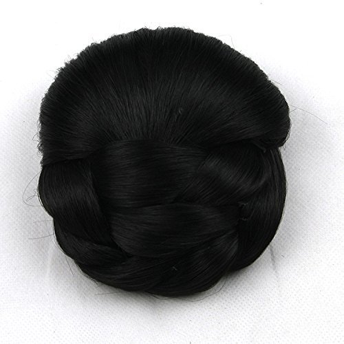 Braided Clip In Hair Bun Clip On Glamorous Hairpiece