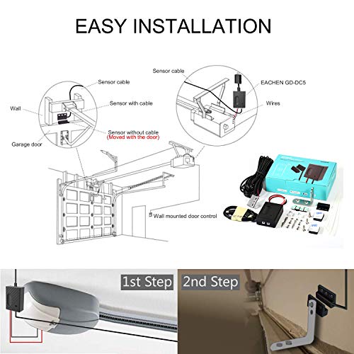EACHEN-Controlador-de-Puerta-de-Garaje-WiFi-funciona-con-AlexaGoogle-HomeSonoffEwelink-APPIFTTT-Controle-la-Puerta-de-su-Garaje-desde-cualquier-parte-del-mundo