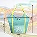 Summer Tote Bag Set by Rayan Deluxe – Medium Size Mesh and Waterproof Neoprene Swimming Bag – Travel Beach Bag with Zipper Pockets – Pool Bag for Women and Girls