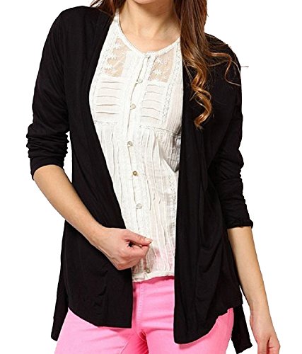 style shell black women's cotton shrug