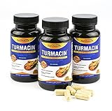 Top Choice Turmeric Supplement Pills - Turmacin 1000mg - Anti Inflammatory Vegetable Capsules - Formula Enhanced for Maximum Joint Health and Pain Relief - NON-GMO, Vegan and Gluten-Free