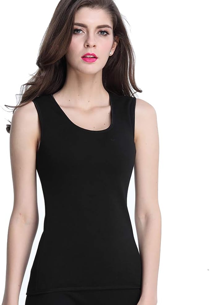 MANCYFIT Womens Turtleneck Long Sleeve Mock Neck Tops For Women Thermal Underwear Tops Ribbed