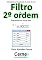 Livro Calculando a frequência de corte de um Filtro  de 2º ordem  Programado em Visual Basic