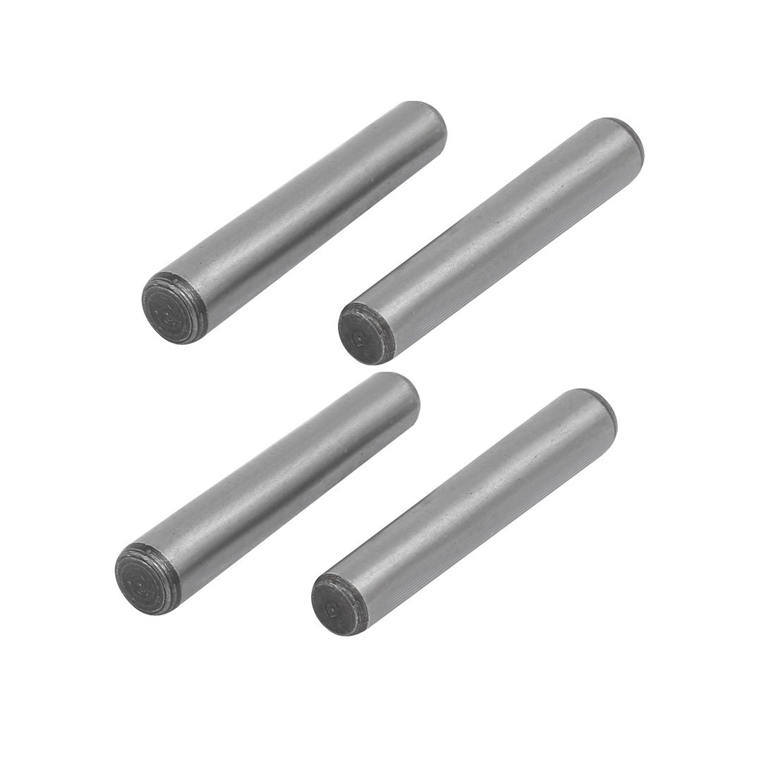 Sourcingmap Carbon Steel GB117 50mm Length 8mm Small End Diameter Taper Pin 4pcs