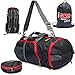 IGRU Sport Convertible Black Duffle Backpack for Active Men with Free Laundry Bag - 22 Inch