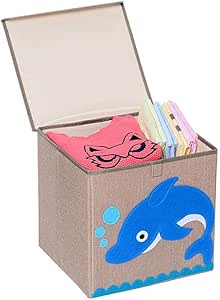 Y-fodoro Cesta de lavandería Plegable, con Caja de Almacenamiento