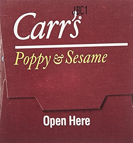 CARRS CRACKER POPPY & SESAME, 6.5 OZ, 12 pack - Thumbnail 5