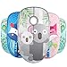 FD V8 Wireless Mouse Battery Included, 2.4G Cute Colorful Animal Slim Silent Travel Cordless Mouse Optical Designed Mice with Nano Receiver Compatible for Laptop Computer PC Chromebook (Gray Koala)