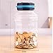 AblueA Piggy Bank Digital Automatic Counting Coin Bank Jar Large Money Saving Box Change Container with LCD Display (Fits for All American Coins)