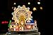 DIY Mini Glassball Wooden Dollhouse Miniature Kit with LED Idea Gift Travel world Series--Ferris Wheel