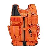 WTS Tactical Style Bright Orange Hunting Vest