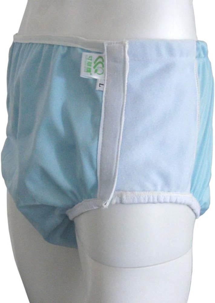 GHzzY Incontinence Pants for Men & Woman - Reusable Adult Diaper for Overnight Leakproof Protection - Washable Cloth Diaper Cover,Velcro,XXXL