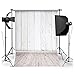 5x7ft Vinyl Cloth White Wooden Theme Studio Photo Photography Background Studio Backdrop Props best for Personal Photo, Wall Decor, Baby, Children, Kids, Newborn Photo