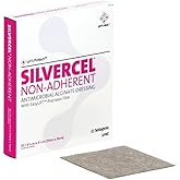 53900404 - Silvercel Non-Adherent Antimicrobial Alginate Dressing 4-1/4 x 4-1/4