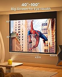 Mini Projector, ETOE Portable Projector 2023