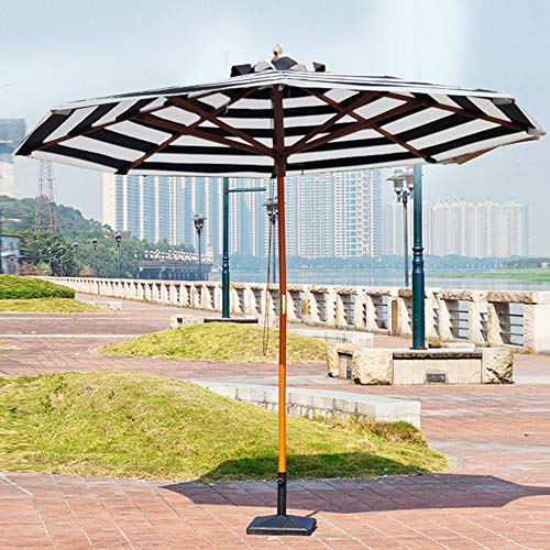 Wsaman 2,7 M / 8,9 ft Gartenschirm Schutz im Freien Sonnenschirm, Octagonal Strandschirm mit 8-Ribs Einfache Montage… – Bild 8