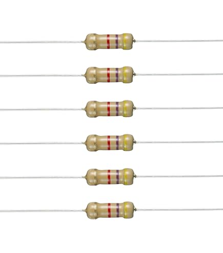 100 Resistori Da 20k Ohm 1/4W (0,25W) - Film Metallico, Tolleranza ±1% - Confezione Per Esperimenti Elettronici E Arduino
