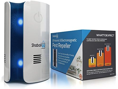 Pest Control Ultrasonic Repellent - Plug in Pest Reject. Non toxic Roach Repellent & Ant Traps Indoor - Mosquito Repellent, Pest Control for Roach, Mice, Spider, Ant, Rodent,Bedbugs