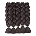 Alissa Jumbo Braiding Hair Extensions High Temperature Kanekalon Synthetic Braiding Twist Hair Multiple Tone Colored Jumbo Braiding Hair (24