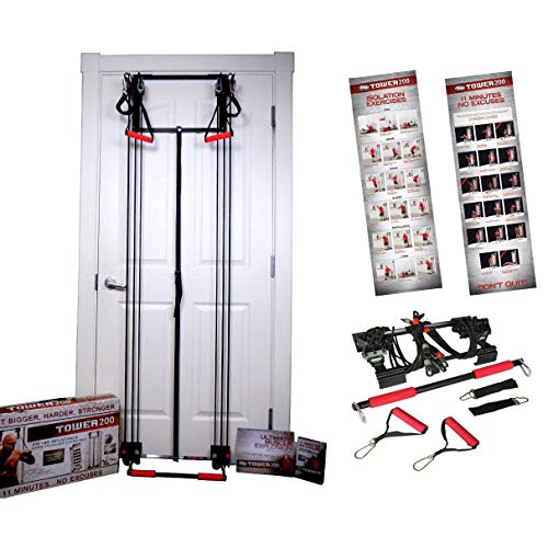 Body By Jake Tower 200 Complete Door Gym Full Body Workouts Fitness