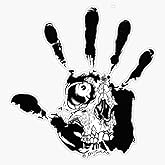 Pushead Hand of Fear Skull Sticker Vinyl Waterproof Sticker Decal Car Laptop Wall Window Bumper Sticker 5