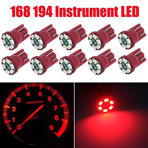 Partsam T10 194 LED Light bulb 168 LED Bulbs Bright Instrument Panel