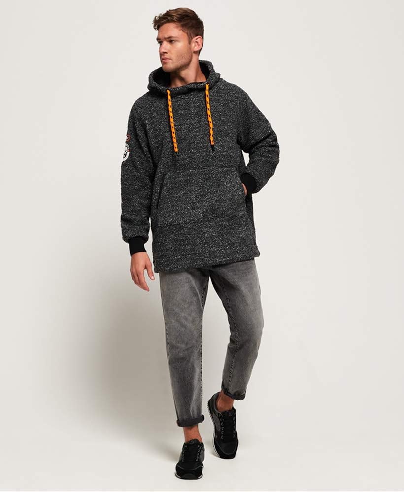 mountain sherpa half zip overhead hoodie