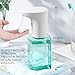 Soap Dispenser, Touchless Foaming Soap Dispenser Infrared Motion Sensor, Hand Free Countertop Soap Dispensers, Battery Operated, Xmas Gift Automatic Soap Pump for Bathroom Kitchen, 450ml