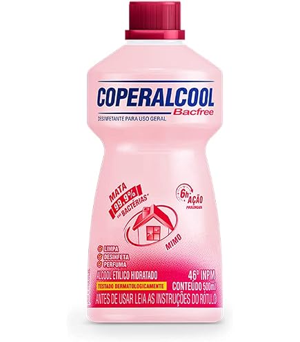 Álcool 46°Inpm Coperalcool Bacfree Lavanda Oriental 500ML : Amazon