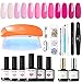Gel nail polish kit with U V light