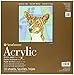 Strathmore 400 Series Acrylic Paper, Foldover Pad, 12x12 inches, 10 Sheets (246lb/400g) - Artist Paper for Adults and Students