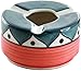 SouvNear Ashtray with 3 Cigarette Holder Slots Colorful Ceramic Ash Tray Office Bar Indoor Outdoor - Deals of The Day