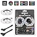 PC RGB LED Strip Light, 2pcs Magnetic LED Strip for 12V 4-Pin RGB LED headers, Compatible with ASUS Aura RGB, MSI Mystic Light, ASROCK Aura RGB Motherboard and RGB Controller, White Silicone Housing primary