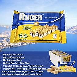 Ruger Wafers Austrian Wafers, Vanilla, 2.125 Ounce